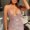Fashion Nova Aubrey Sequin Mini Dress - Pink 2 Fashion Nova Aubrey Sequin Mini Dress - Pink -Fashion Nova Dresses Shop AubreySequinMiniDress Pink MER
