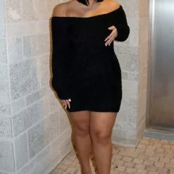 Fashion Nova Bella Off Shoulder Sweater Dress - Black 17 Fashion Nova Bella Off Shoulder Sweater Dress - Black -Fashion Nova Dresses Shop BellaOffShoulderSweaterDress Black MER PLUS