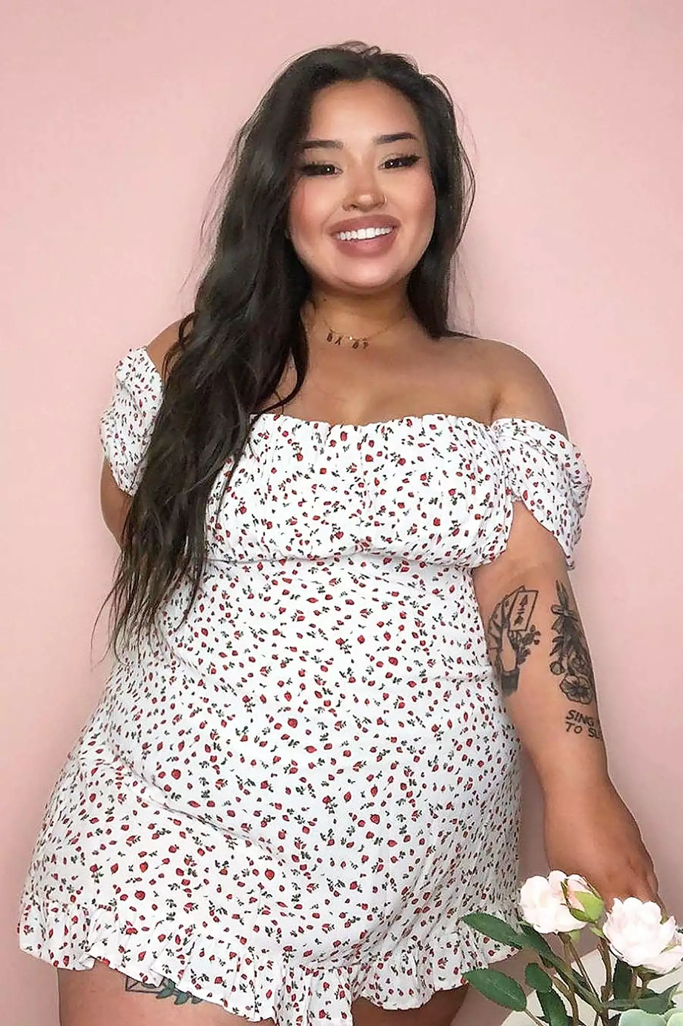 Fashion Nova Berry Beaut Printed Mini Dress - White/combo 10 Fashion Nova Berry Beaut Printed Mini Dress - White/combo - Image 8