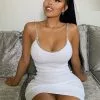 Fashion Nova Bling It Out Mini Dress - White 2 Fashion Nova Bling It Out Mini Dress - White -Fashion Nova Dresses Shop BlingItOutMiniDress White MER