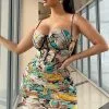 Fashion Nova Body By Me Mesh Mini Dress - Multi Color -Fashion Nova Dresses Shop BodyByMeMeshMiniDress MultiColor MER2