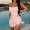 Fashion Nova Borrowed Hearts Mini Dress - Light Pink -Fashion Nova Dresses Shop BorrowedHeartsMiniDress LightPink 2 MER