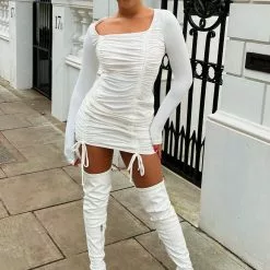 Fashion Nova Date Night Fit Mini Dress - White 12 Fashion Nova Date Night Fit Mini Dress - White -Fashion Nova Dresses Shop DateNightFitMiniDress White MER