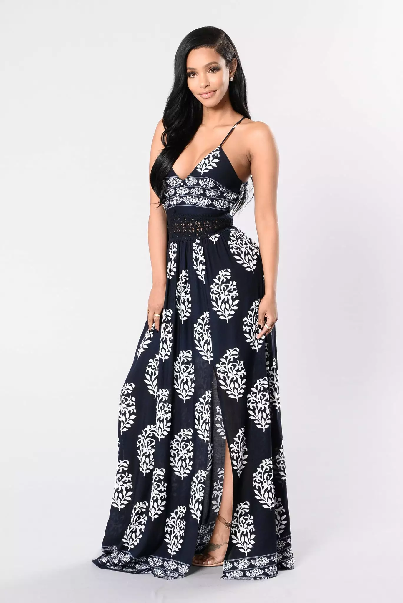 Fashion Nova Holy Slit Dress - Navy 11 Fashion Nova Holy Slit Dress - Navy - Image 9