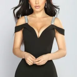 Fashion Nova So Gorgeous Rhinestone Dress - Black -Fashion Nova Dresses Shop Fashion Nova 01 25 18 Studio 2 364 JK scaled