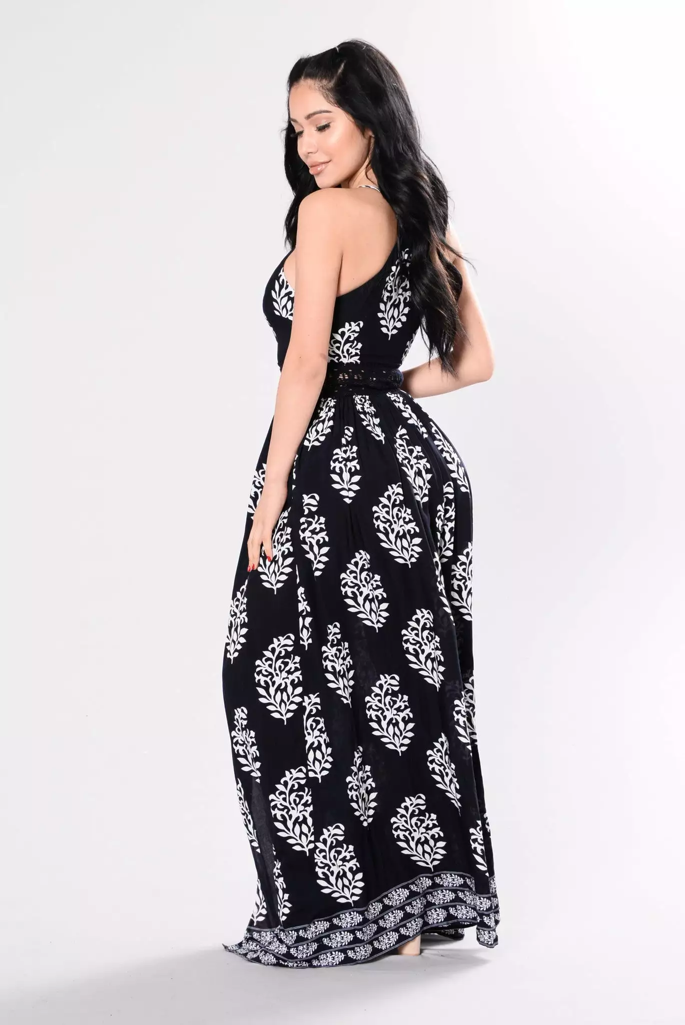 Fashion Nova Holy Slit Dress - Navy 7 Fashion Nova Holy Slit Dress - Navy - Image 5