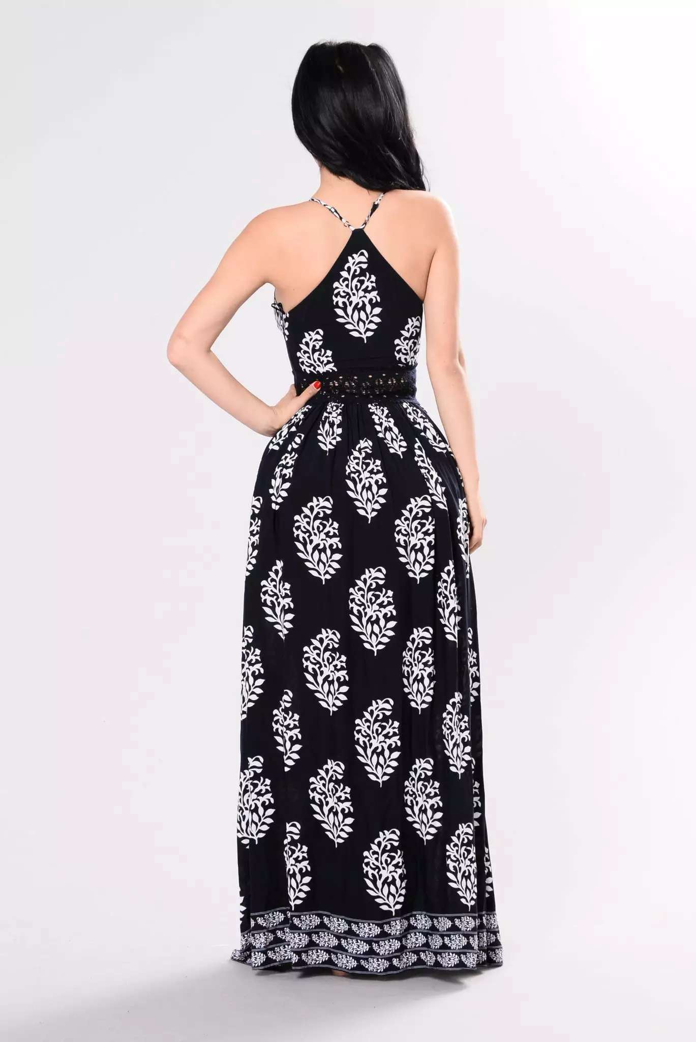 Fashion Nova Holy Slit Dress - Navy 6 Fashion Nova Holy Slit Dress - Navy - Image 4