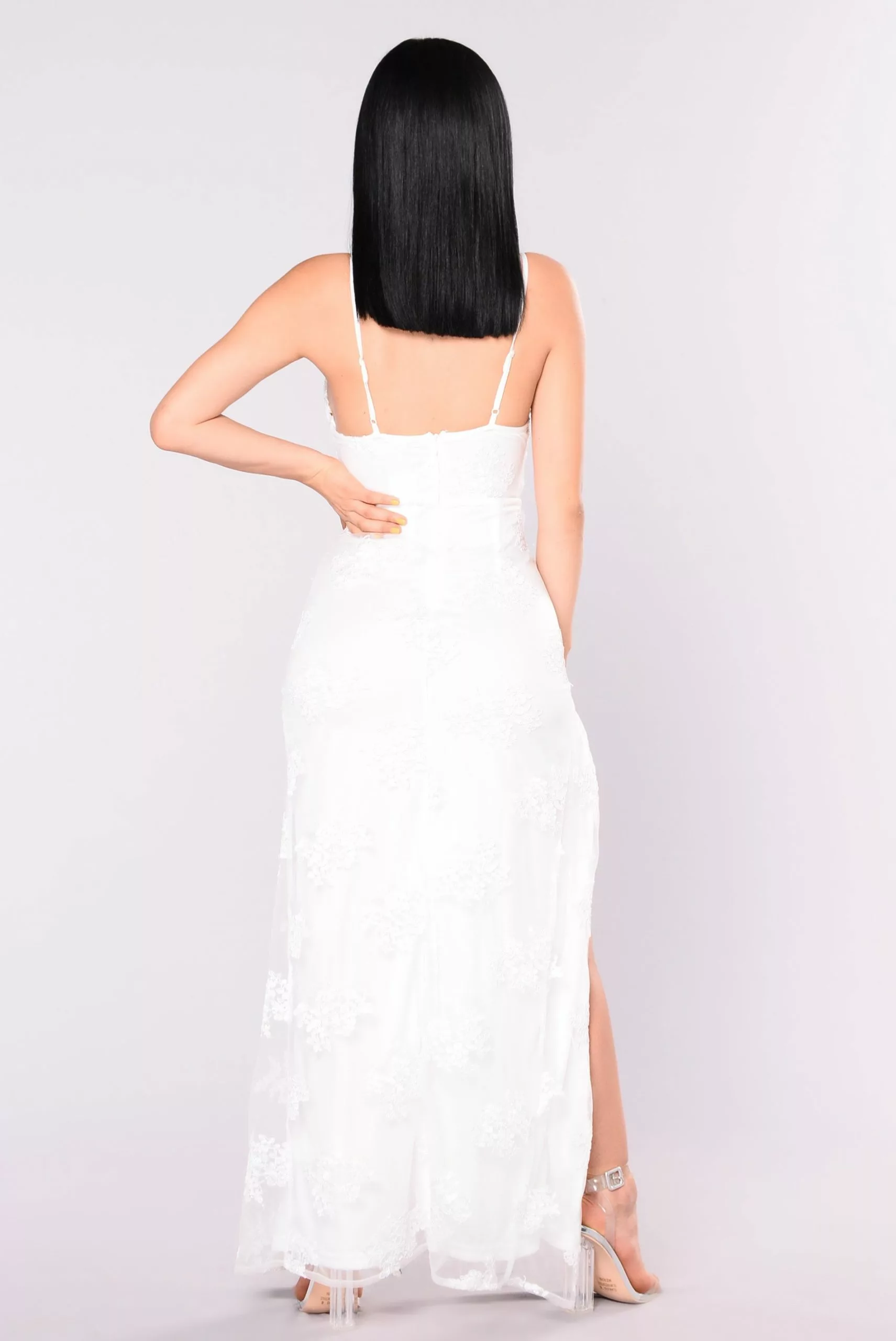 Fashion Nova A Night In Tokyo Lace Dress - White 6 Fashion Nova A Night In Tokyo Lace Dress - White - Image 4