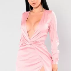 Fashion Nova Sugar Free Dress - Blush