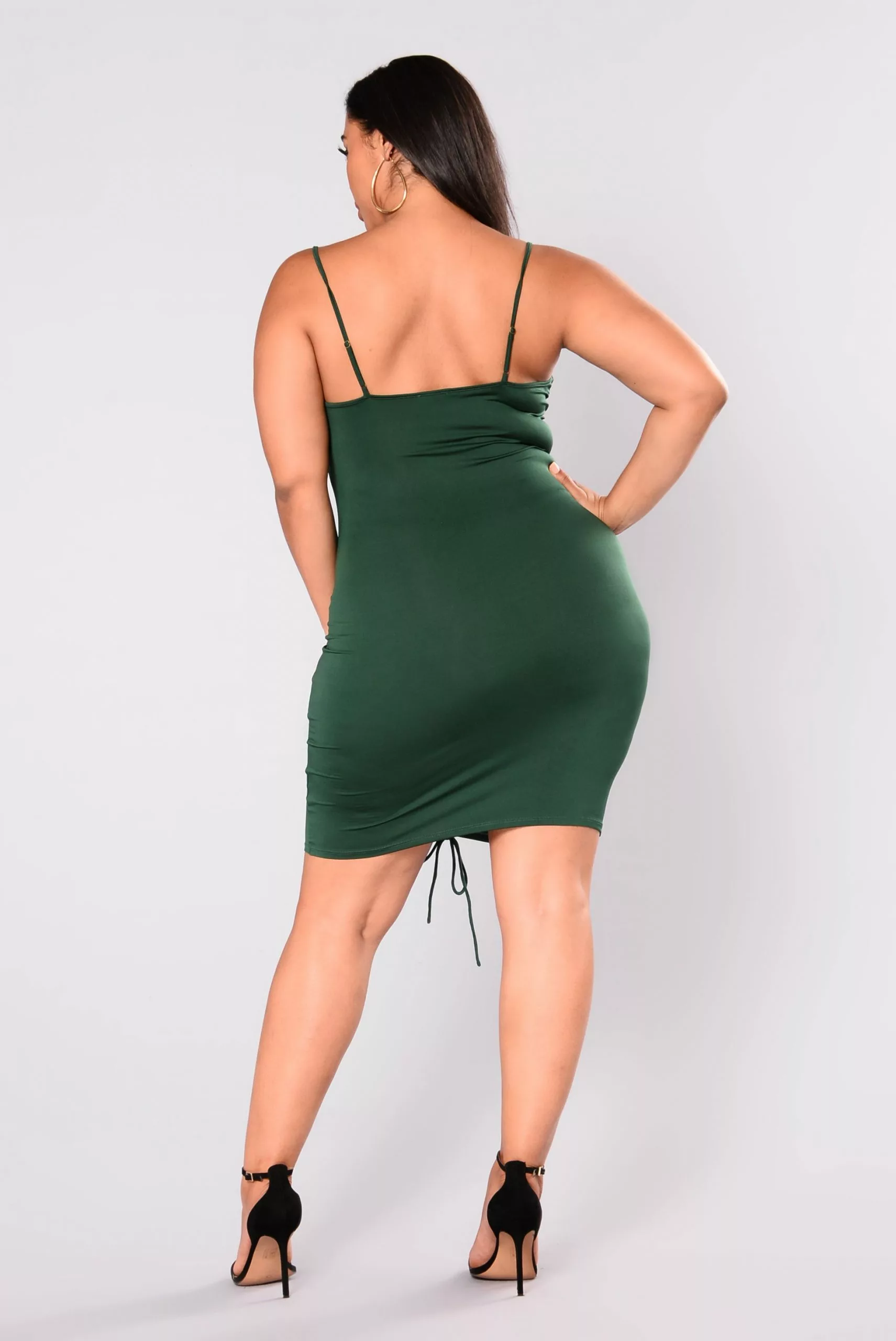 Fashion Nova Shanghai Ruched Dress - Hunter Green 11 Fashion Nova Shanghai Ruched Dress - Hunter Green - Image 9