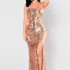Fashion Nova Make A Scene Sequin Dress - Rose Gold -Fashion Nova Dresses Shop Fashion Nova 08 23 17 535 scaled