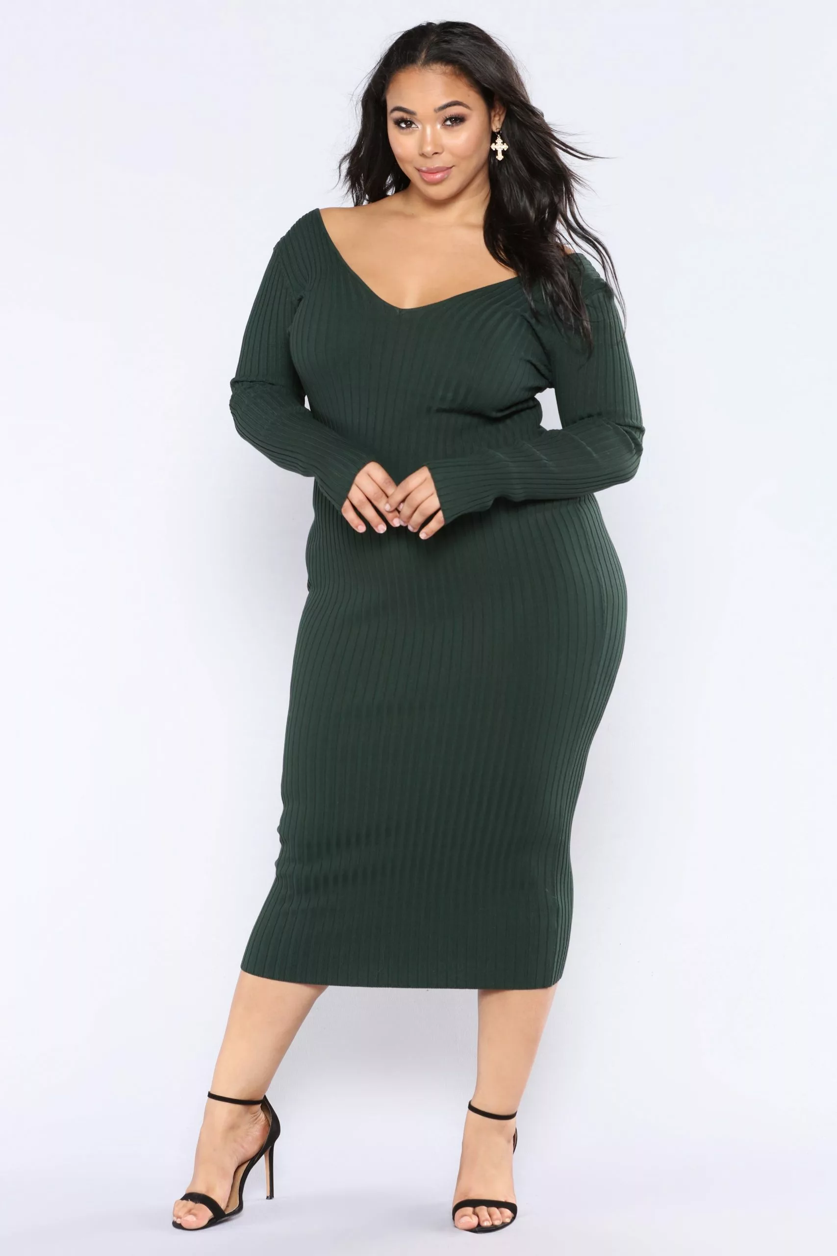 Fashion Nova Kallan Knit Dress - Hunter Green 8 Fashion Nova Kallan Knit Dress - Hunter Green - Image 6