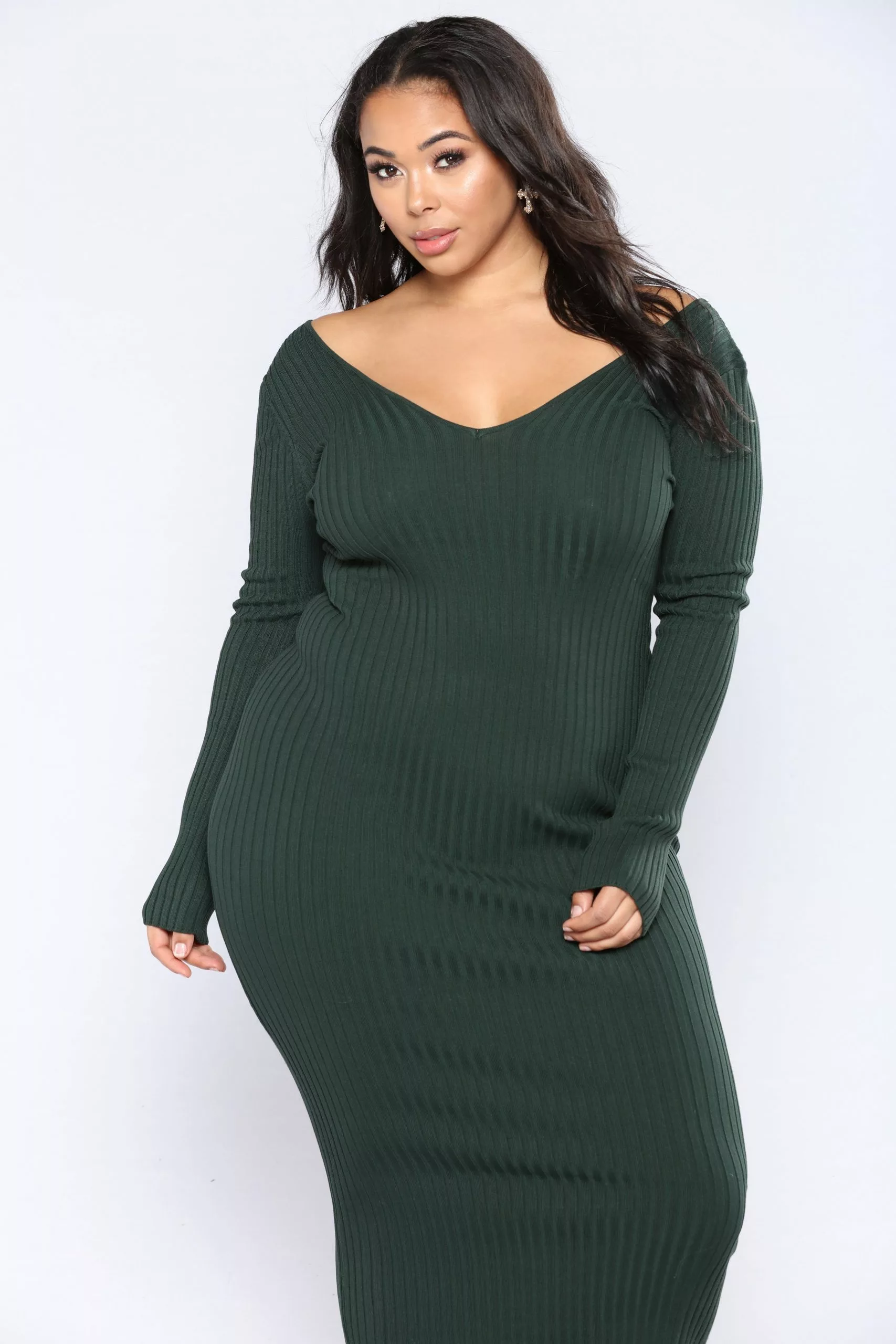 Fashion Nova Kallan Knit Dress - Hunter Green 9 Fashion Nova Kallan Knit Dress - Hunter Green - Image 7