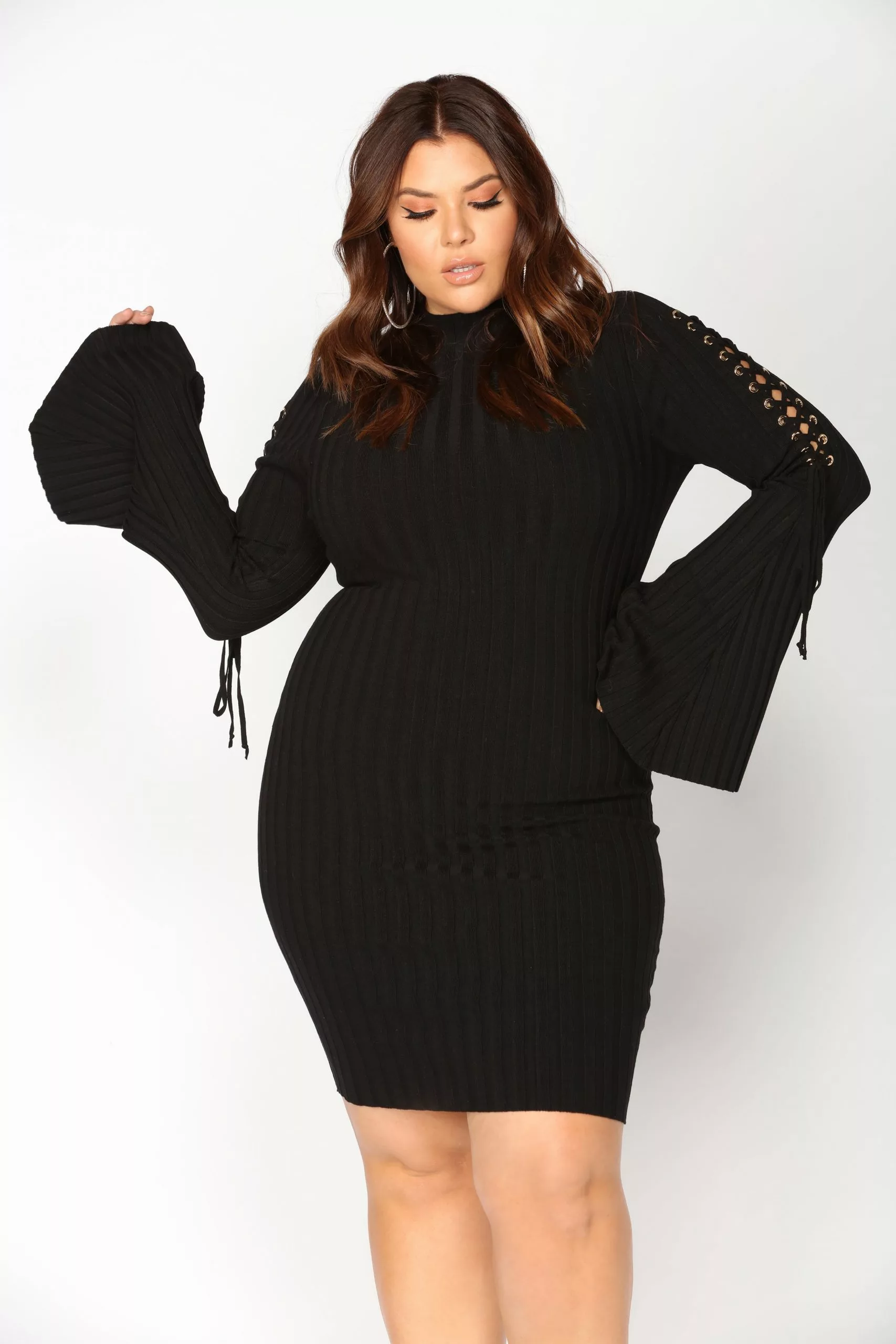 Fashion Nova Next To Me Knit Dress - Black 9 Fashion Nova Next To Me Knit Dress - Black - Image 7