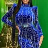 Fashion Nova Find Me On Stage Mini Dress - Royal -Fashion Nova Dresses Shop FindMeOnStageMiniDress Royal MER