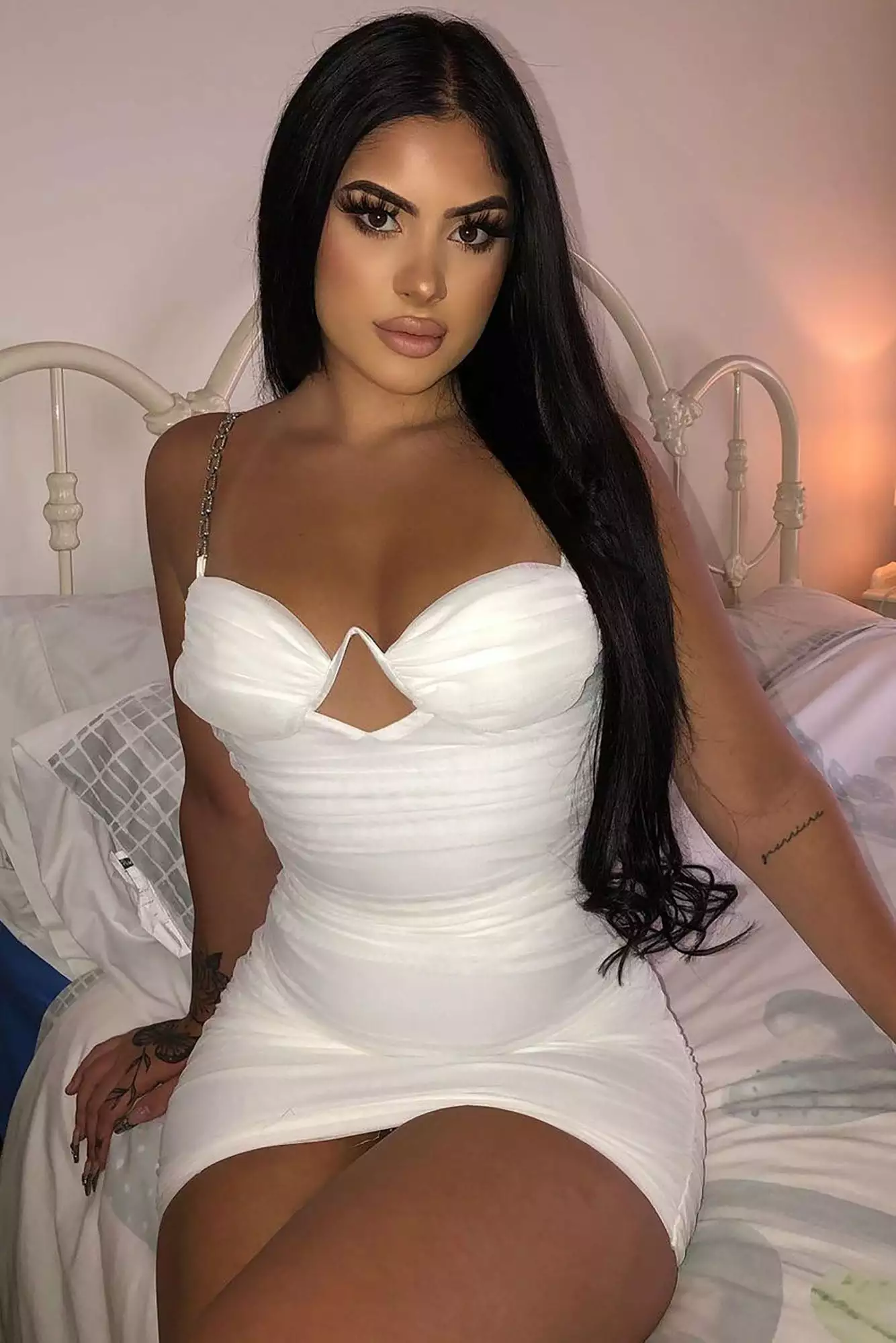 Fashion Nova Friday Night Out Mini Dress - White 5 Fashion Nova Friday Night Out Mini Dress - White - Image 3