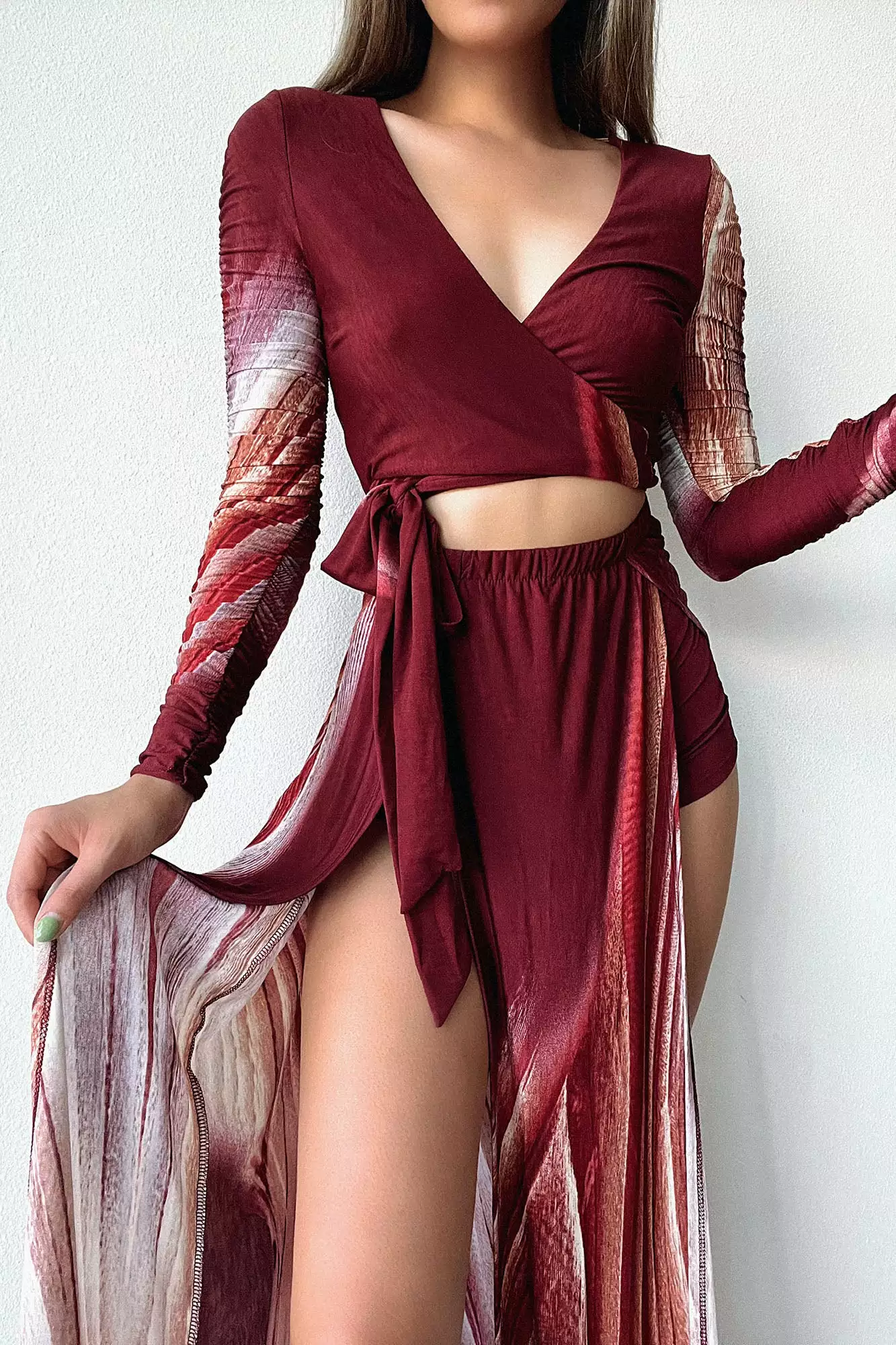 Fashion Nova Girl On Fire Maxi Dress - Burgundy 6 Fashion Nova Girl On Fire Maxi Dress - Burgundy - Image 4