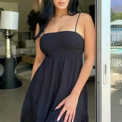 Fashion Nova Harlie Mini Dress - Black