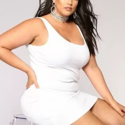 Fashion Nova One Of The Boys Dress - White -Fashion Nova Dresses Shop ID379 White 8049 scaled