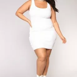 Fashion Nova One Of The Boys Dress - White -Fashion Nova Dresses Shop ID379 White 8052 scaled