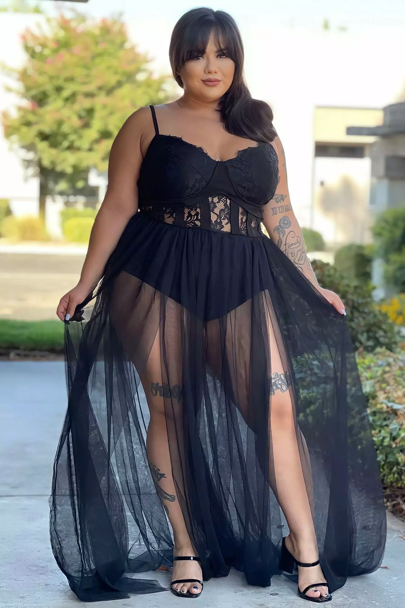 Fashion Nova Into The Right Mood Maxi Dress - Black 8 Fashion Nova Into The Right Mood Maxi Dress - Black - Image 6