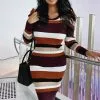 Fashion Nova Janie Sweater Midi Dress - Purple/combo -Fashion Nova Dresses Shop JanieSweaterMidiDress Purple combo MER