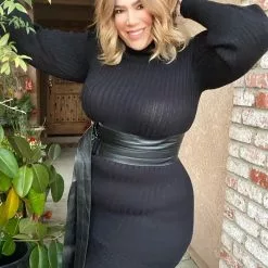 Fashion Nova Jessica Belted Sweater Maxi Dress - Black 13 Fashion Nova Jessica Belted Sweater Maxi Dress - Black -Fashion Nova Dresses Shop JessicaBeltedSweaterMaxiDress Black MER PLUS