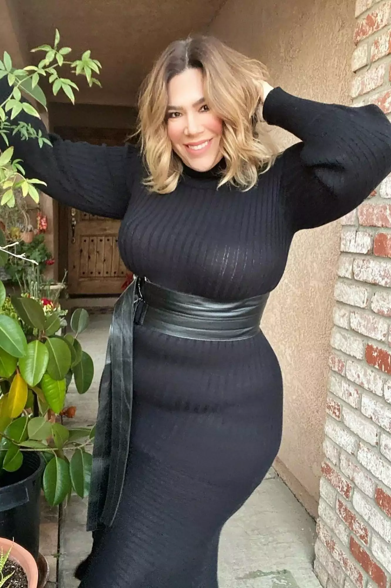 Fashion Nova Jessica Belted Sweater Maxi Dress - Black 6 Fashion Nova Jessica Belted Sweater Maxi Dress - Black - Image 4
