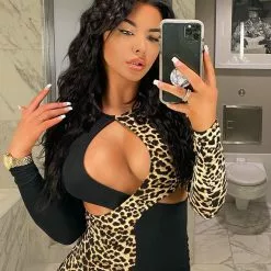 Fashion Nova Just A Little Bit Cut Out Dress - Black -Fashion Nova Dresses Shop JustALittleBitCutOutDress Black MER