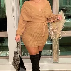 Fashion Nova Just Between Us Sweater Dress - Camel 14 Fashion Nova Just Between Us Sweater Dress - Camel -Fashion Nova Dresses Shop JustBetweenUsSweaterDress Camel MER PLUS