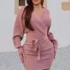 Fashion Nova Just Between Us Sweater Dress - Mauve -Fashion Nova Dresses Shop JustBetweenUsSweaterDress Mauve MER