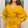 Fashion Nova Just Between Us Sweater Dress - Mustard -Fashion Nova Dresses Shop JustBetweenUsSweaterDress Mustard 1 MER