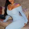 Fashion Nova Kallan Knit Dress - Blue 2 Fashion Nova Kallan Knit Dress - Blue -Fashion Nova Dresses Shop KallanKnitDress Blue MER 3