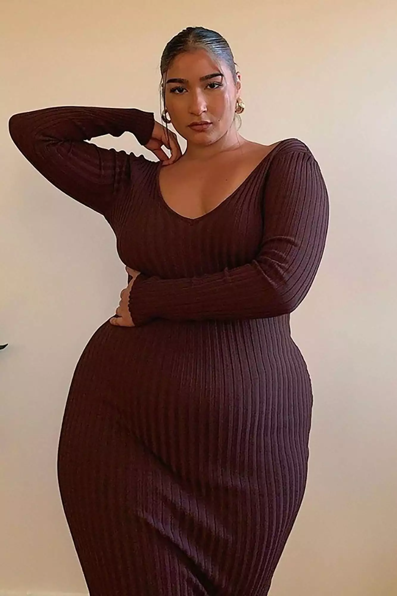 Fashion Nova Kallan Knit Dress - Brown 11 Fashion Nova Kallan Knit Dress - Brown - Image 9