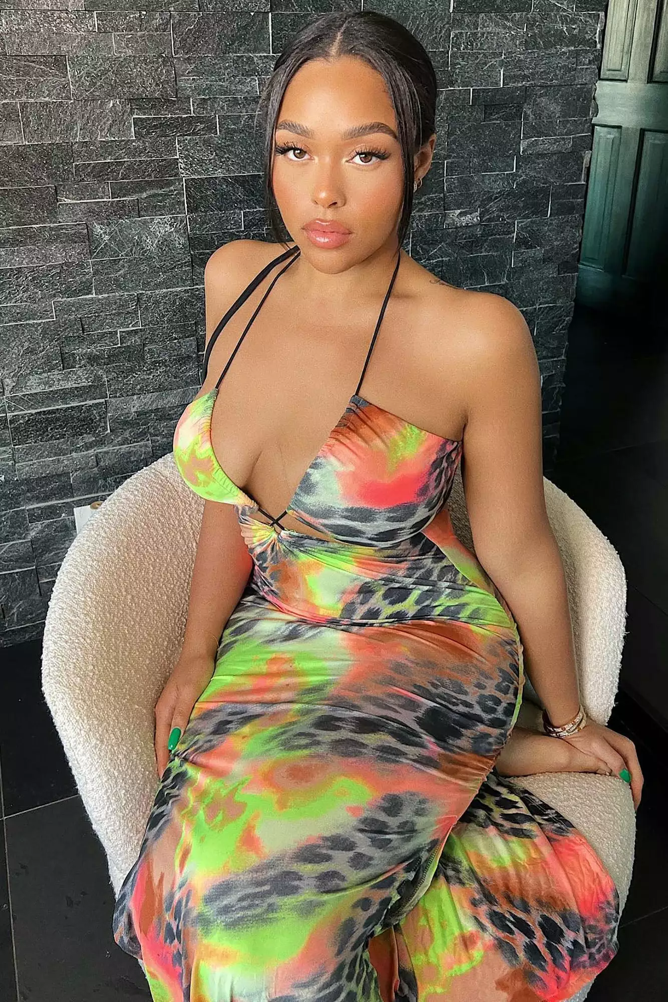 Fashion Nova Kyla Maxi Dress - Green/combo 3 Fashion Nova Kyla Maxi Dress - Green/combo