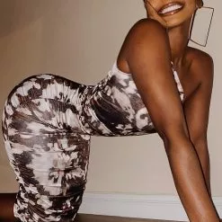 Fashion Nova Mallory Stretch Satin Maxi Dress - Mocha/combo -Fashion Nova Dresses Shop MalloryStretchSatinMaxiDress Mochacombo MER 023997bb ca76 437e 957e fcd6b3e60a0a