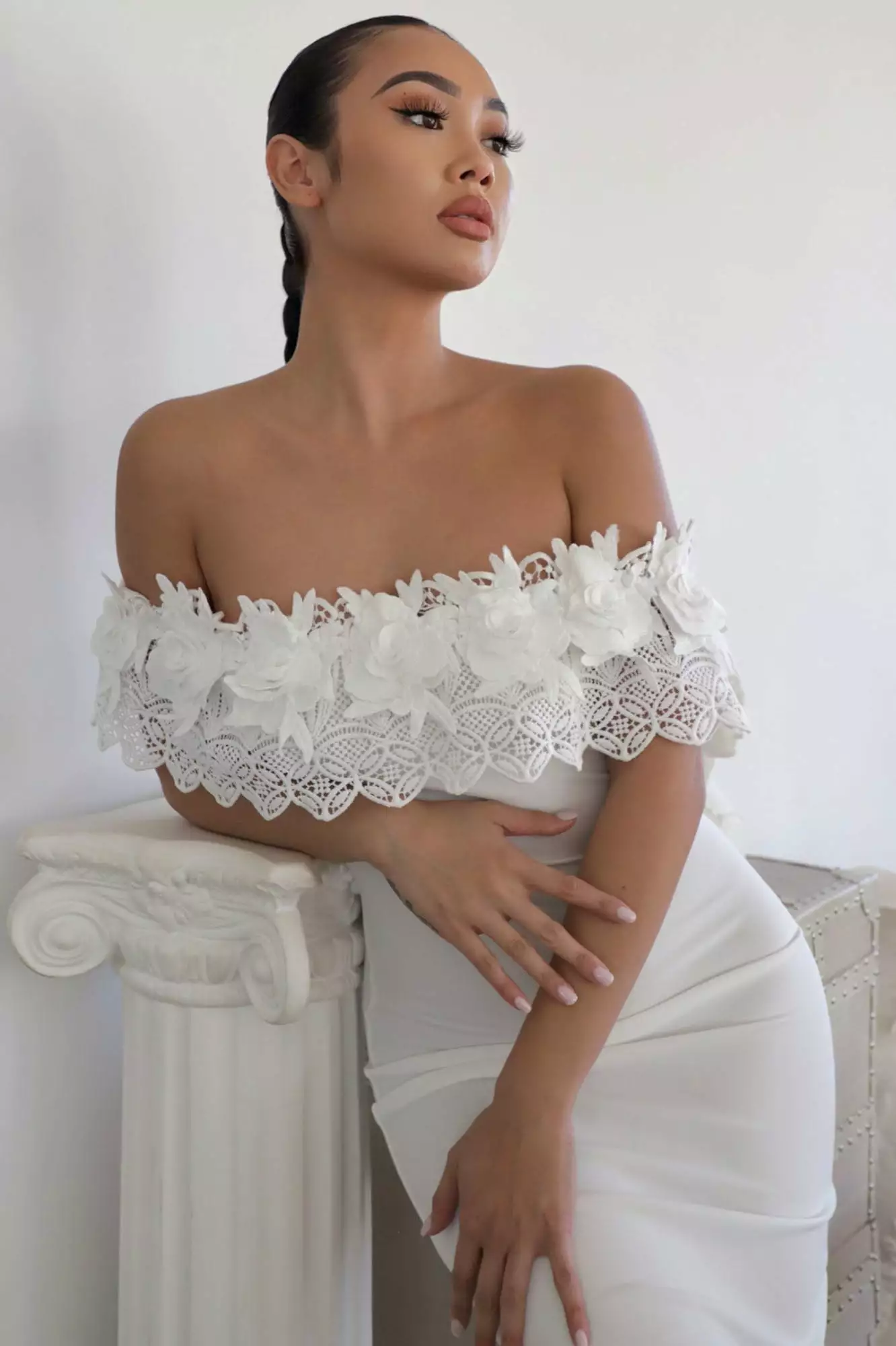 Fashion Nova Midnight In Moscow Dress - White 3 Fashion Nova Midnight In Moscow Dress - White