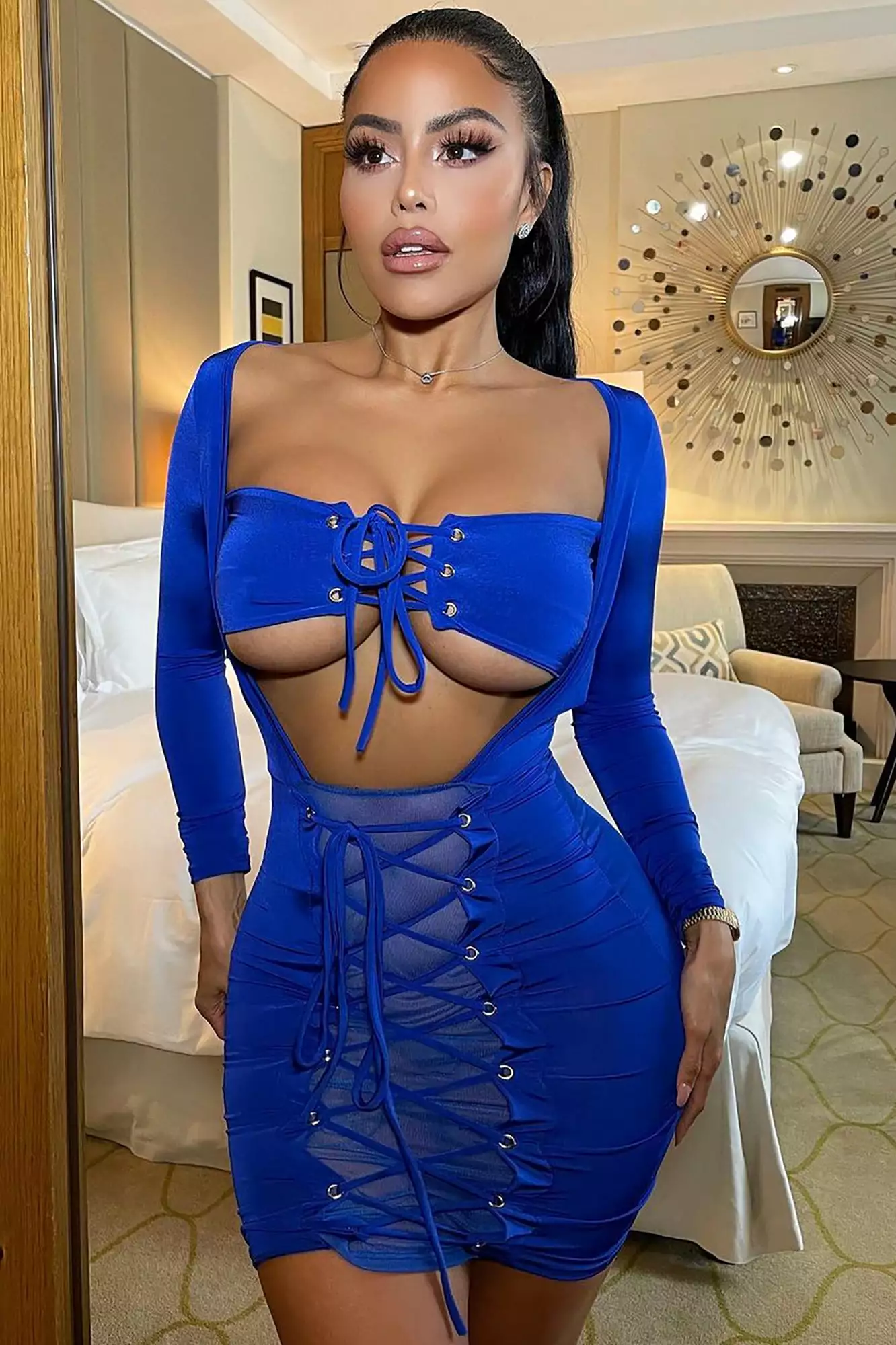Fashion Nova Midnight Love Mini Dress - Royal 3 Fashion Nova Midnight Love Mini Dress - Royal
