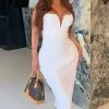 Fashion Nova Misty Bandage Midi Dress - White -Fashion Nova Dresses Shop MistyBandageMidiDress White MER 266971b5 ef79 49a7 a7d3 bb45c53f9cb5