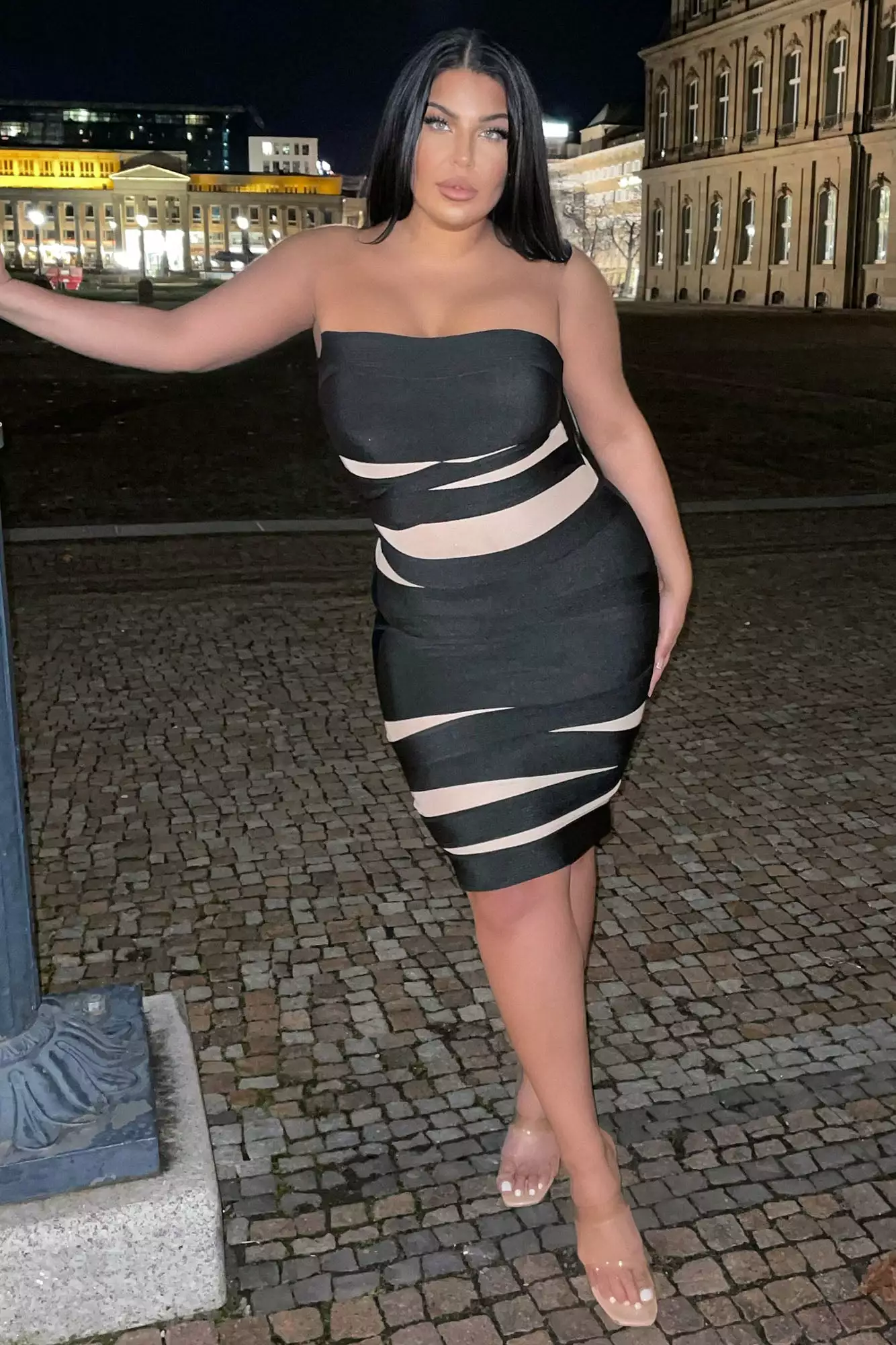 Fashion Nova More Martinis Bandage Midi Dress - Black 9 Fashion Nova More Martinis Bandage Midi Dress - Black - Image 7