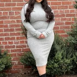 Fashion Nova Not Over You Yet Sweater Dress - Heather Grey 18 Fashion Nova Not Over You Yet Sweater Dress - Heather Grey -Fashion Nova Dresses Shop NotOverYouYetSweaterDress HeatherGrey MER CURVE