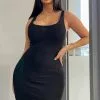 Fashion Nova One of the Boys Dress - Black