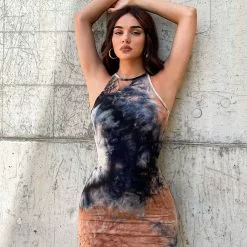 Fashion Nova Over You Tie Dye Mini Dress - Black/combo 10 Fashion Nova Over You Tie Dye Mini Dress - Black/combo -Fashion Nova Dresses Shop OverYouTieDyeMiniDress Black combo MER