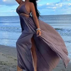 Fashion Nova Ready For The Weekend Maxi Dress - Mocha