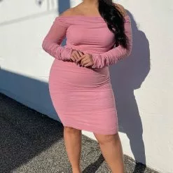 Fashion Nova Ready In A Ruched Off Shoulder Midi Dress - Pink 16 Fashion Nova Ready In A Ruched Off Shoulder Midi Dress - Pink -Fashion Nova Dresses Shop ReadyInARuchedOffShoulderMidiDress Pink MER PLUS 41ce14af 4f78 4418 b70d 236b1d3cdfec
