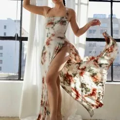 Fashion Nova Remember Me Tie Dye Maxi Dress - Olive/combo -Fashion Nova Dresses Shop RememberMeTieDyeMaxiDress Olivecombo MER