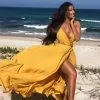 Fashion Nova River Flow Maxi Dress - Mustard -Fashion Nova Dresses Shop River Flow Maxi Dress Mustard DM scaled