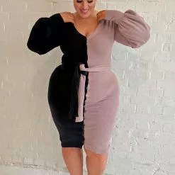 Fashion Nova Rosalee Sweater Midi Dress - Black/combo 18 Fashion Nova Rosalee Sweater Midi Dress - Black/combo -Fashion Nova Dresses Shop RosaleeSweaterMidiDress Blackcombo mer curve