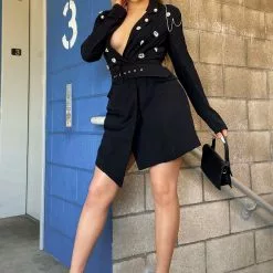 Fashion Nova Run The Show Blazer Dress - Black 10 Fashion Nova Run The Show Blazer Dress - Black -Fashion Nova Dresses Shop RunTheShowBlazerDress Black MER