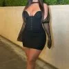 Fashion Nova Say My Name Mini Dress - Black